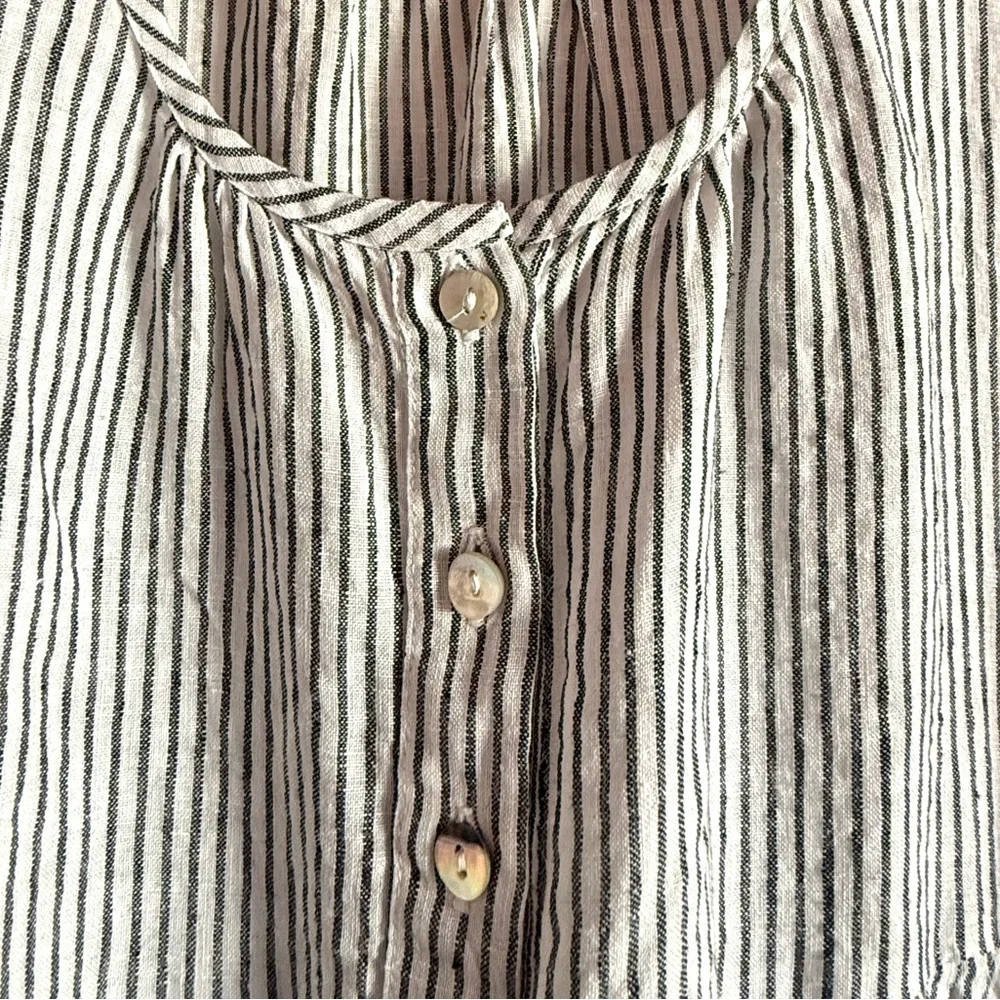 Maiwa Amber Tunic 💘🤩 Linen Top Smock OS Like New M L XL - Picture 4 of 5